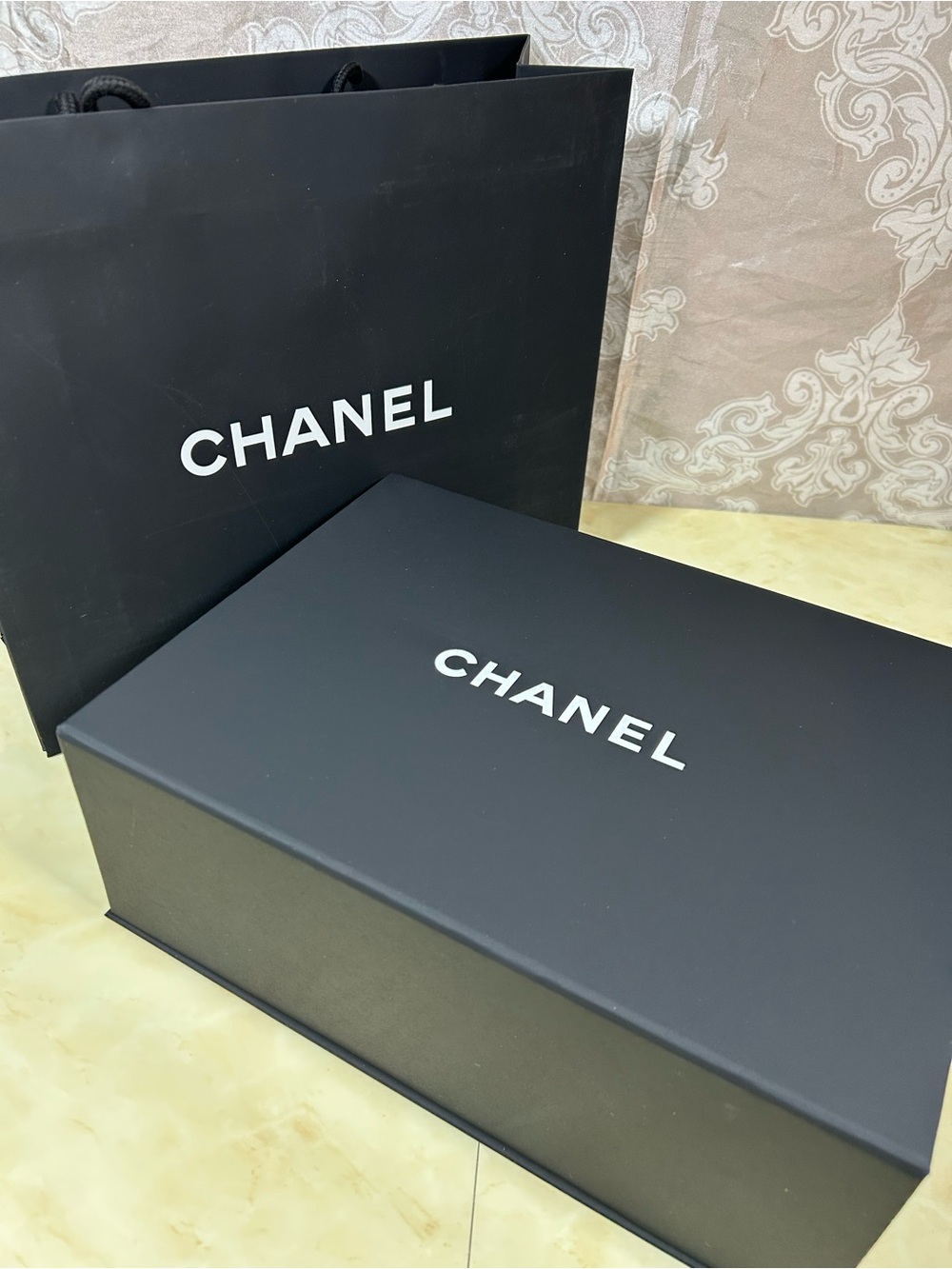 Chanel Beauty Empty Box and Paper Medium